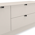 Huxley 2 Door 2 Drawer TV Unit Cashmere from Roseland Furniture