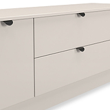 Huxley 2 Door 2 Drawer TV Unit Cashmere from Roseland Furniture