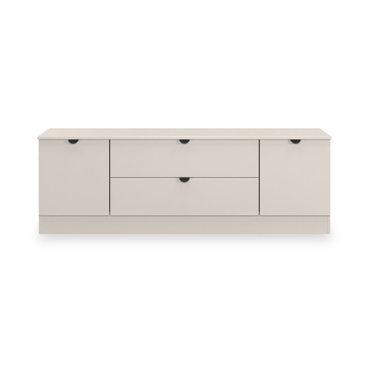 Huxley 2 Door 2 Drawer TV Unit Cashmere from Roseland Furniture