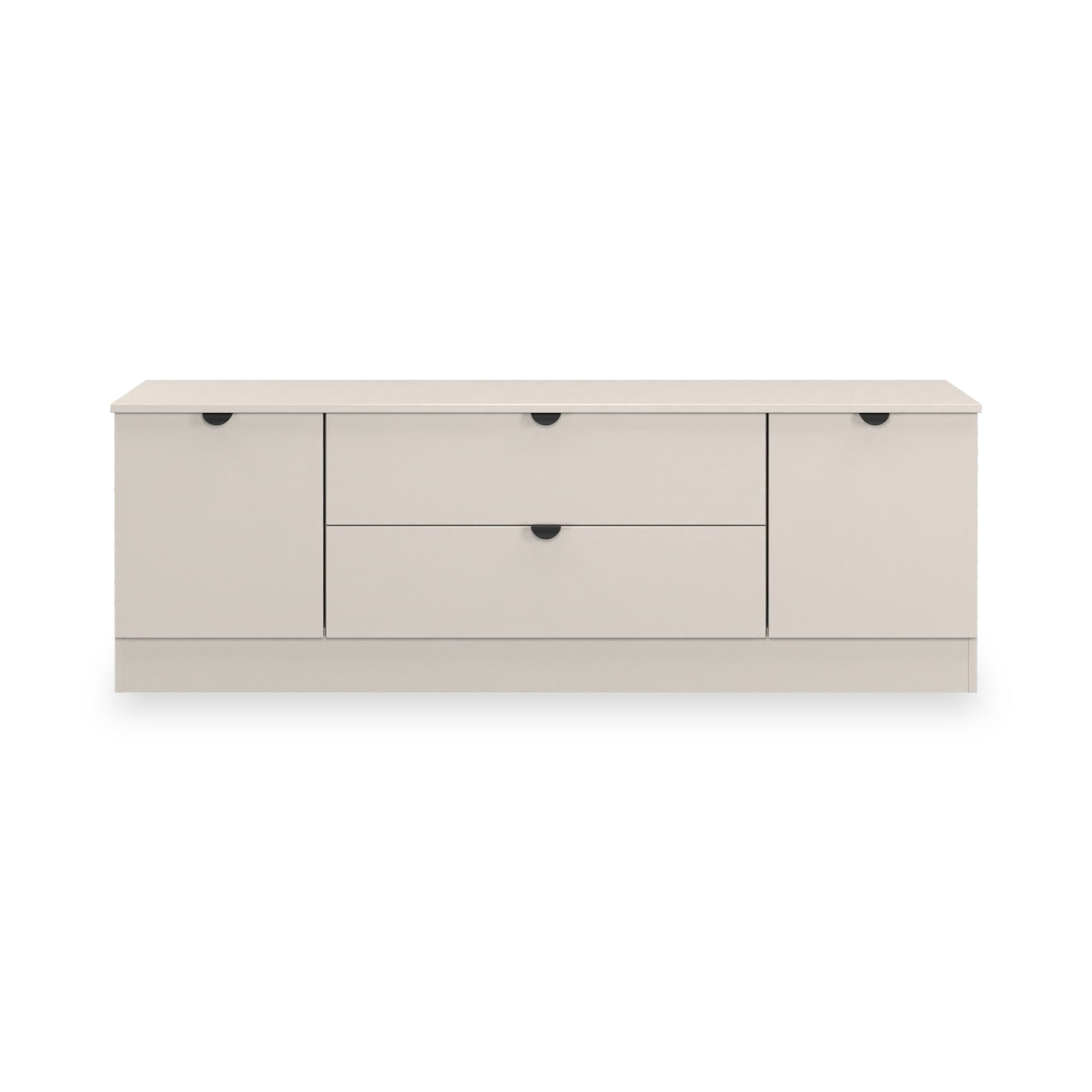 Huxley 2 Door 2 Drawer TV Unit Cashmere from Roseland Furniture