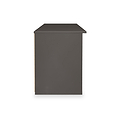 Huxley Wide 1 Drawer TV Media Unit Oak Graphite Side1 from Roseland Furniture