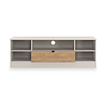 Huxley Wide 1 Drawer TV Media Unit Oak Cashmere from Roseland Furniture