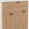 Huxley 2 Door 1 Drawer Sideboard Oak Cashmere Side1 from Roseland Furniture