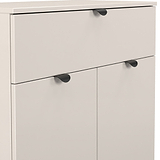 Huxley 2 Door 1 Drawer Sideboard Cashmere from Roseland Furniture