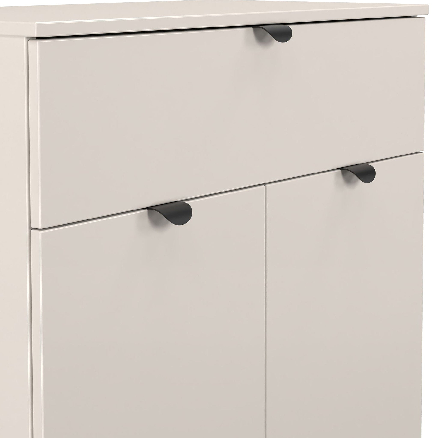 Huxley 2 Door 1 Drawer Sideboard Cashmere from Roseland Furniture