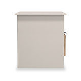 Huxley 1 Drawer Side Table Oak Cashmere from Roseland Furniture