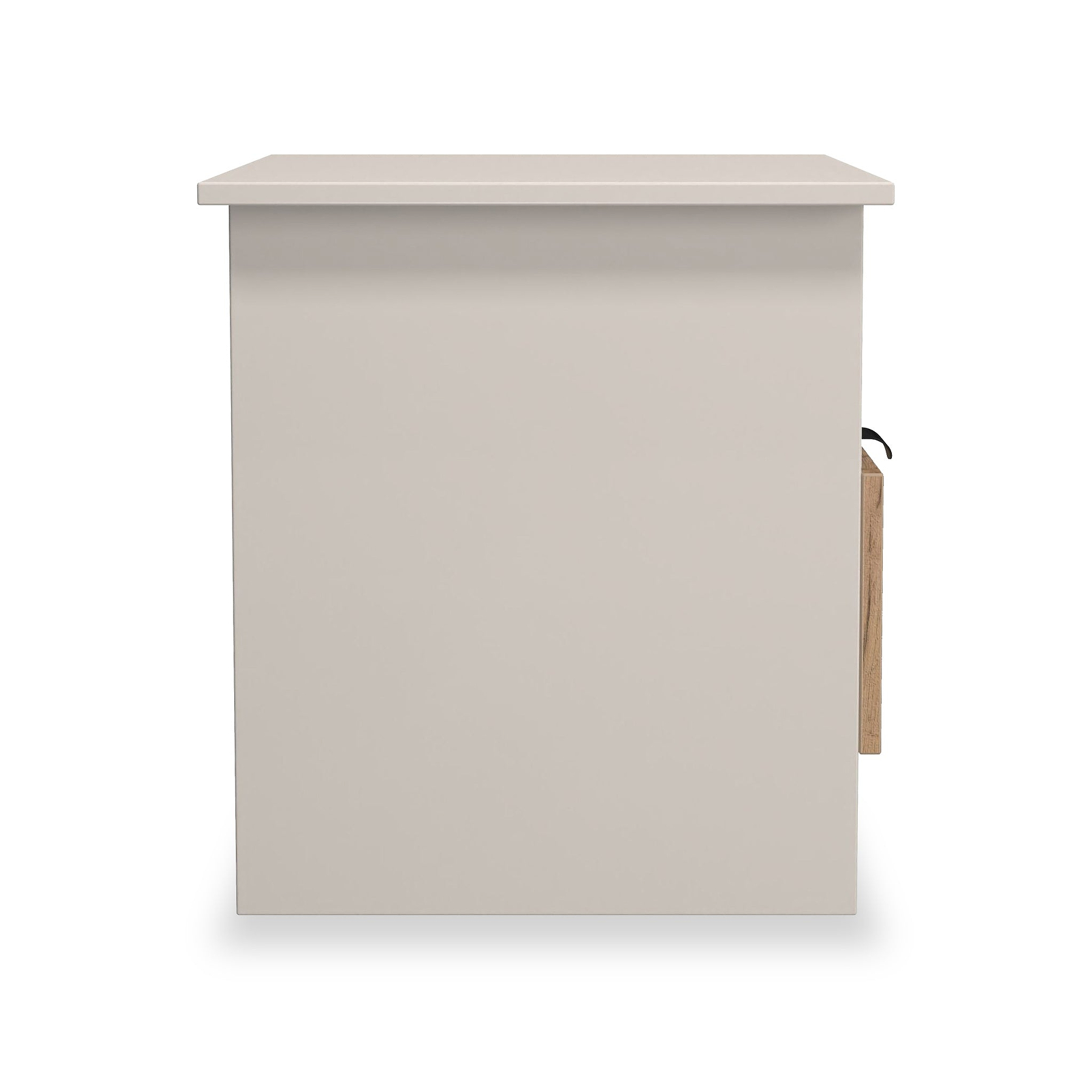 Huxley 1 Drawer Side Table Oak Cashmere from Roseland Furniture