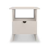 Huxley 1 Drawer Side Table Cashmere from Roseland Furniture