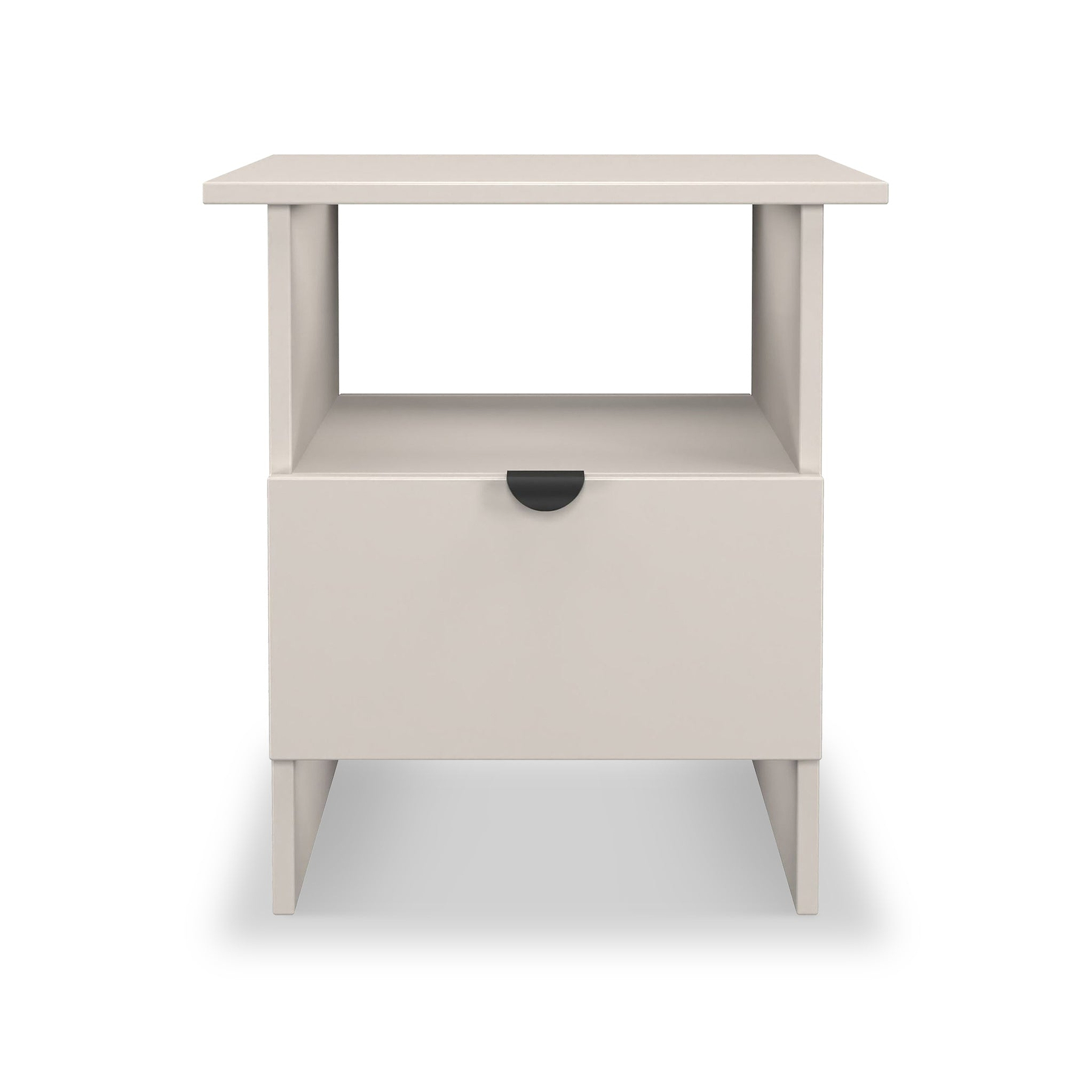 Huxley 1 Drawer Side Table Cashmere from Roseland Furniture