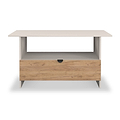 Huxley 1 Drawer Coffee Table Oak Cashmere from Roseland Furniture
