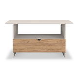 Huxley 1 Drawer Coffee Table Oak Cashmere from Roseland Furniture