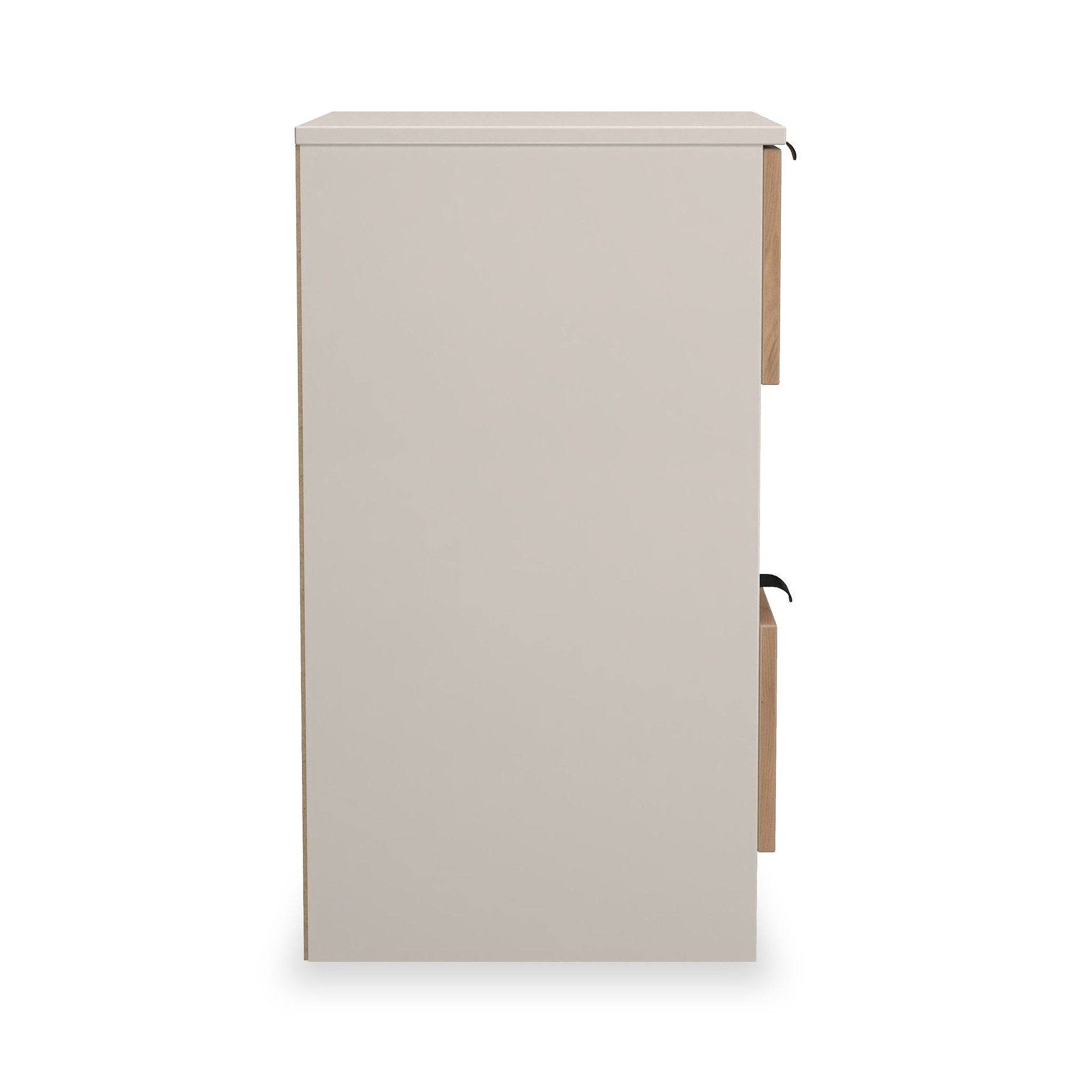 Huxley 2 Drawer Bedside Oak Cashmere from Roseland Furniture