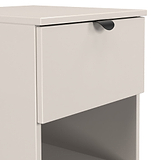 Huxley 2 Drawer Bedside Cashmere from Roseland Furniture