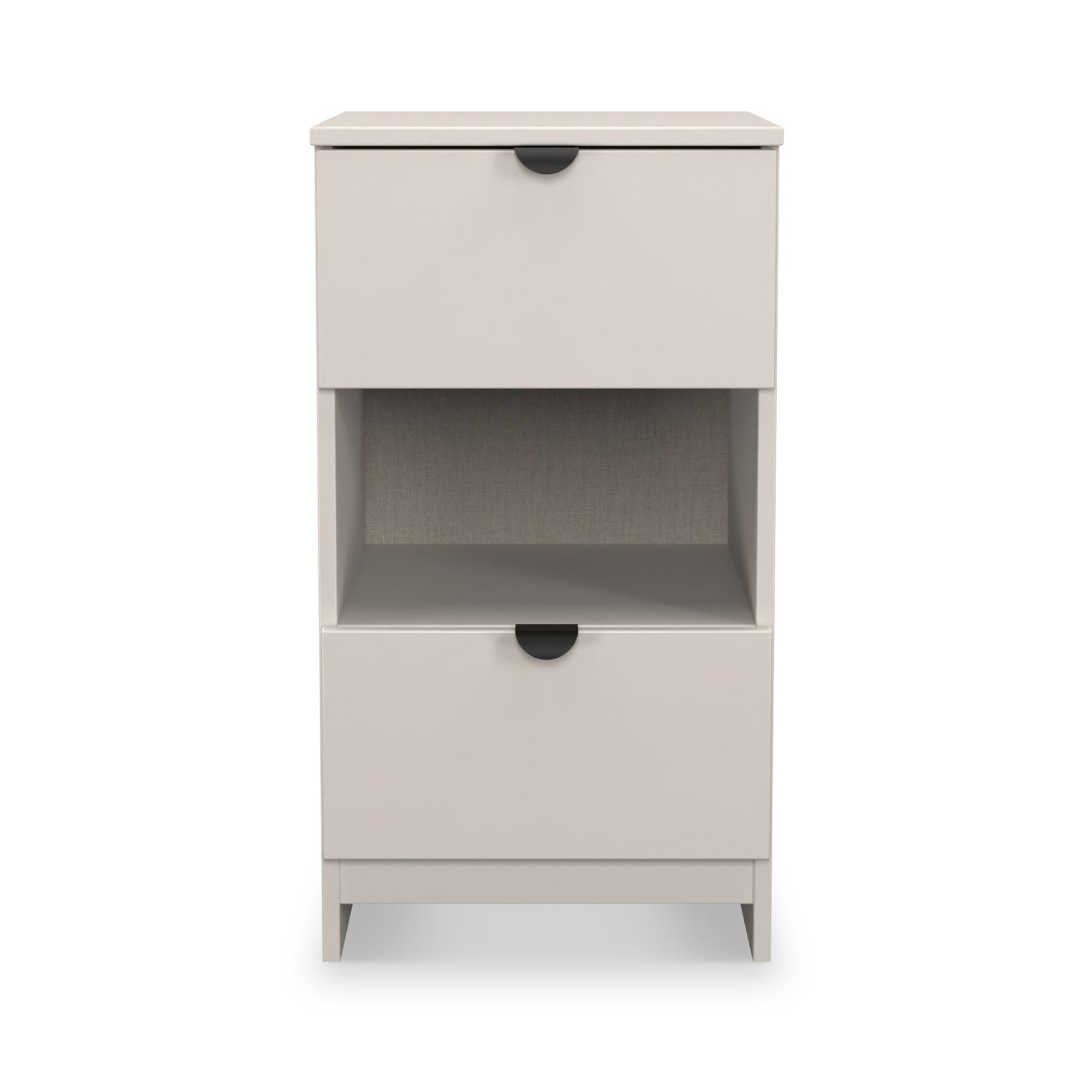 Huxley 2 Drawer Bedside Cashmere from Roseland Furniture