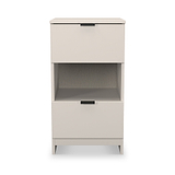 Huxley 2 Drawer Bedside Cashmere from Roseland Furniture