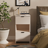Huxley 2 Drawer Bedside Cashmere from Roseland Furniture