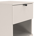 Huxley 3 Drawer Bedside Cashmere from Roseland Furniture