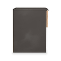 Huxley 1 Drawer Bedside Oak Graphite from Roseland Furniture