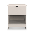 Huxley 1 Drawer Bedside Cashmere from Roseland Furniture