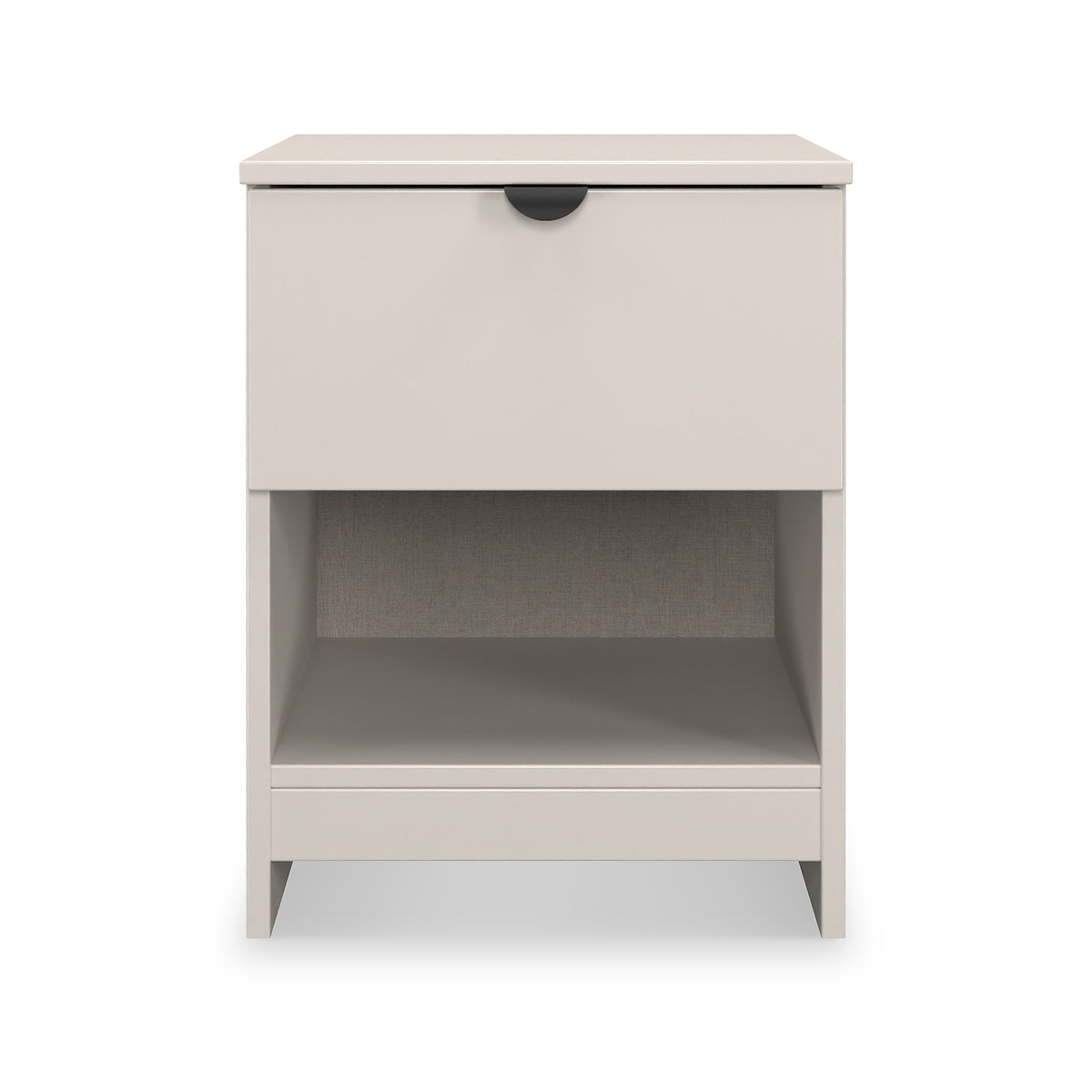 Huxley 1 Drawer Bedside Cashmere from Roseland Furniture