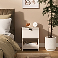 Huxley 1 Drawer Bedside Cashmere from Roseland Furniture