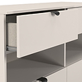Huxley 4 Drawer Midi Chest Oak Cashmere from Roseland Furniture