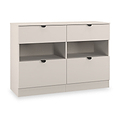 Huxley 4 Drawer Midi Chest Cashmere from Roseland Furniture