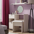 Huxley 2 Drawer Dressing Table Cashmere from Roseland Furniture