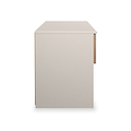 Huxley 2 Drawer Low Storage Unit Oak Cashmere from Roseland Furniture