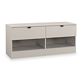 Huxley 2 Drawer Low Storage Unit Cashmere from Roseland Furniture