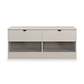 Huxley 2 Drawer Low Storage Unit Cashmere from Roseland Furniture