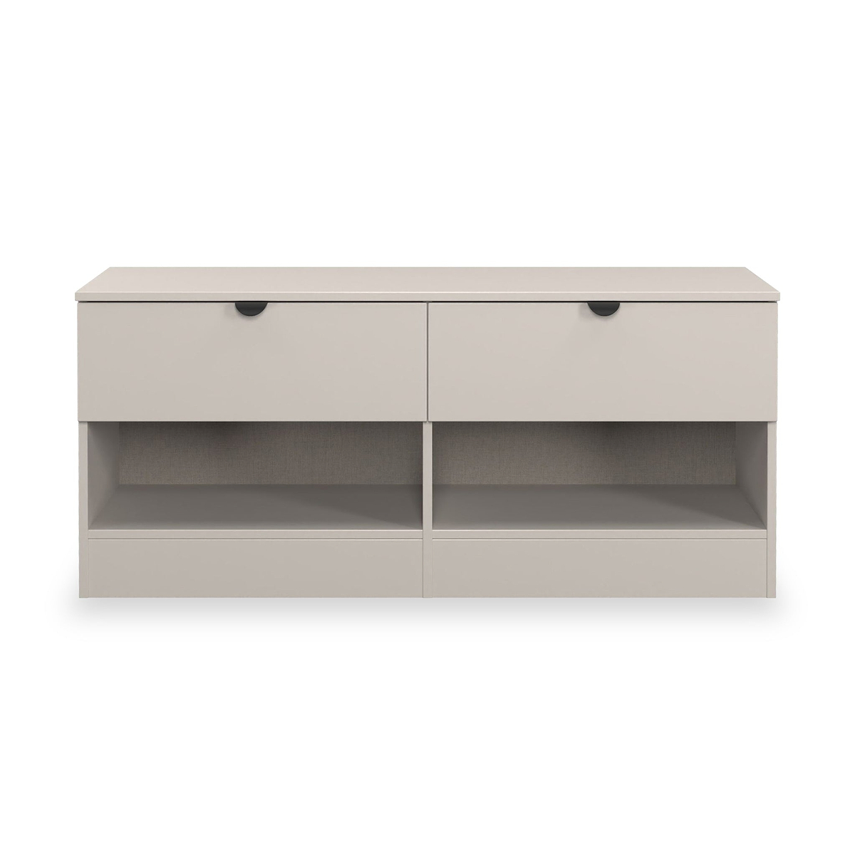 Huxley 2 Drawer Low Storage Unit Cashmere from Roseland Furniture