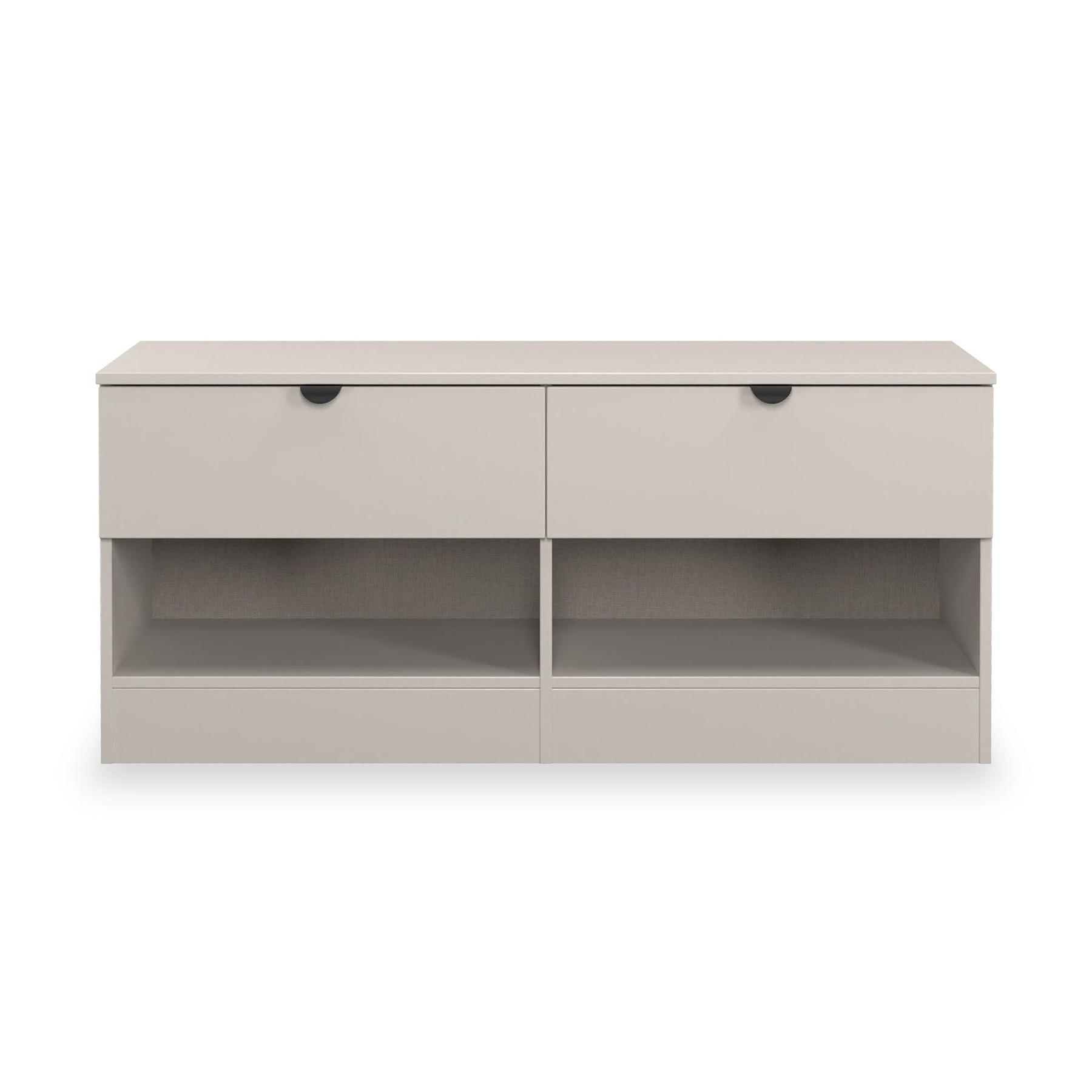 Huxley 2 Drawer Low Storage Unit Cashmere from Roseland Furniture