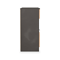 Huxley 2 Drawer Deep Chest Oak Graphite from Roseland Furniture