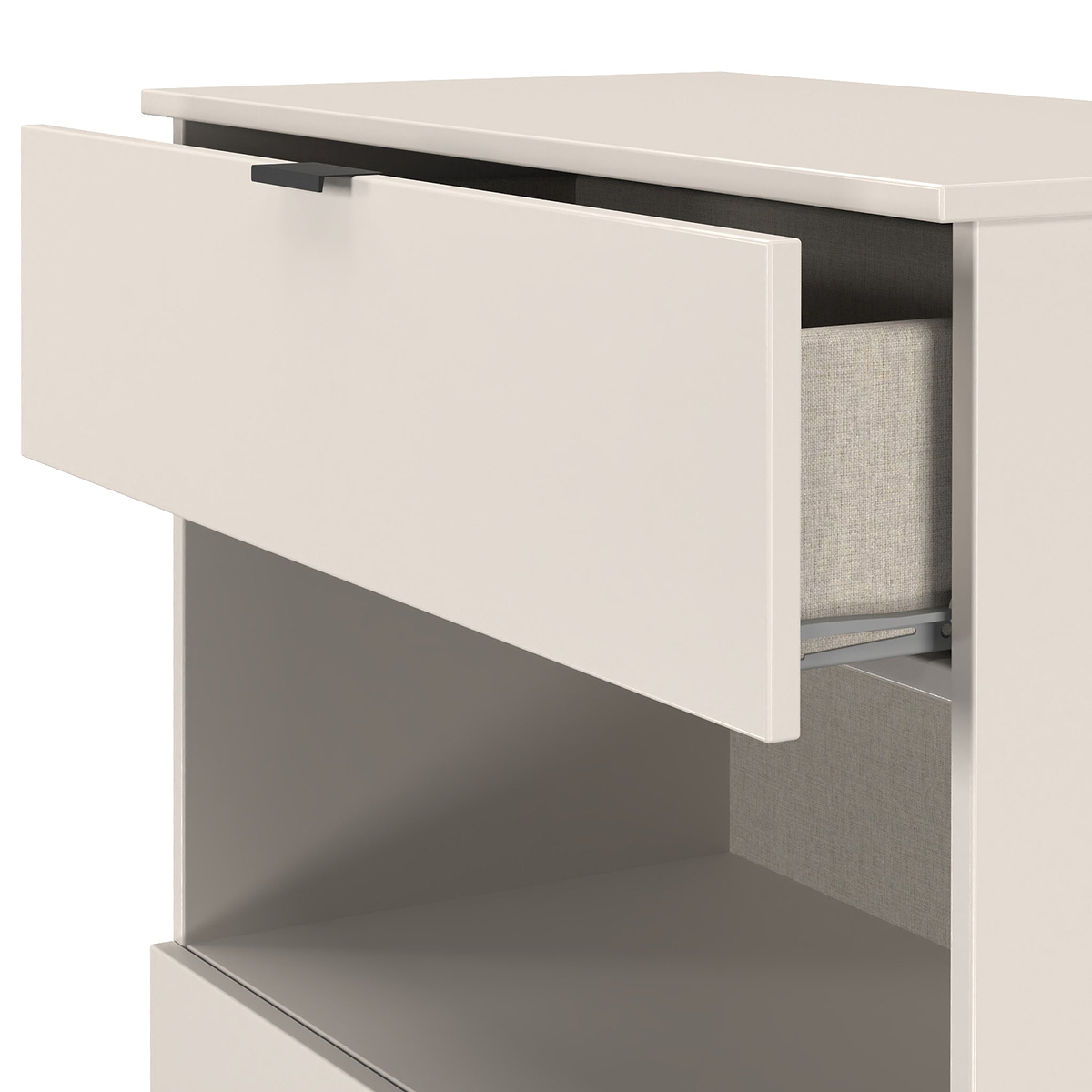 Huxley 2 Drawer Deep Chest Cashmere from Roseland Furniture