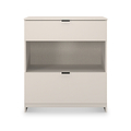 Huxley 2 Drawer Deep Chest Cashmere from Roseland Furniture