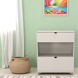 Huxley 2 Drawer Deep Chest Cashmere Side1 from Roseland Furniture