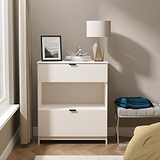 Huxley 2 Drawer Deep Chest Cashmere from Roseland Furniture