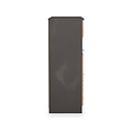 Huxley 3 Drawer Deep Chest Oak Graphite from Roseland Furniture