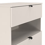 Huxley 3 Drawer Deep Chest Cashmere from Roseland Furniture