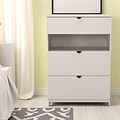 Huxley 3 Drawer Deep Chest Cashmere from Roseland Furniture