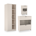 Huxley 3 Piece Bedroom Furniture Set Kashmir Matt from Roseland Furniture