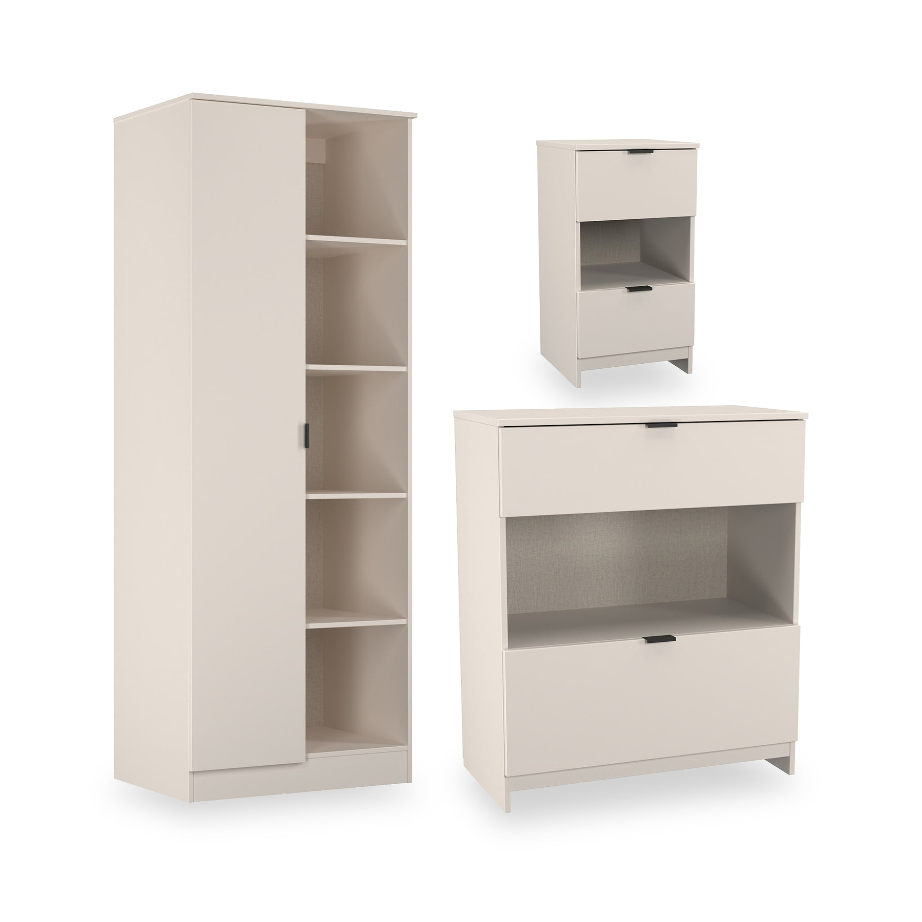 Huxley 3 Piece Bedroom Furniture Set Kashmir Matt from Roseland Furniture