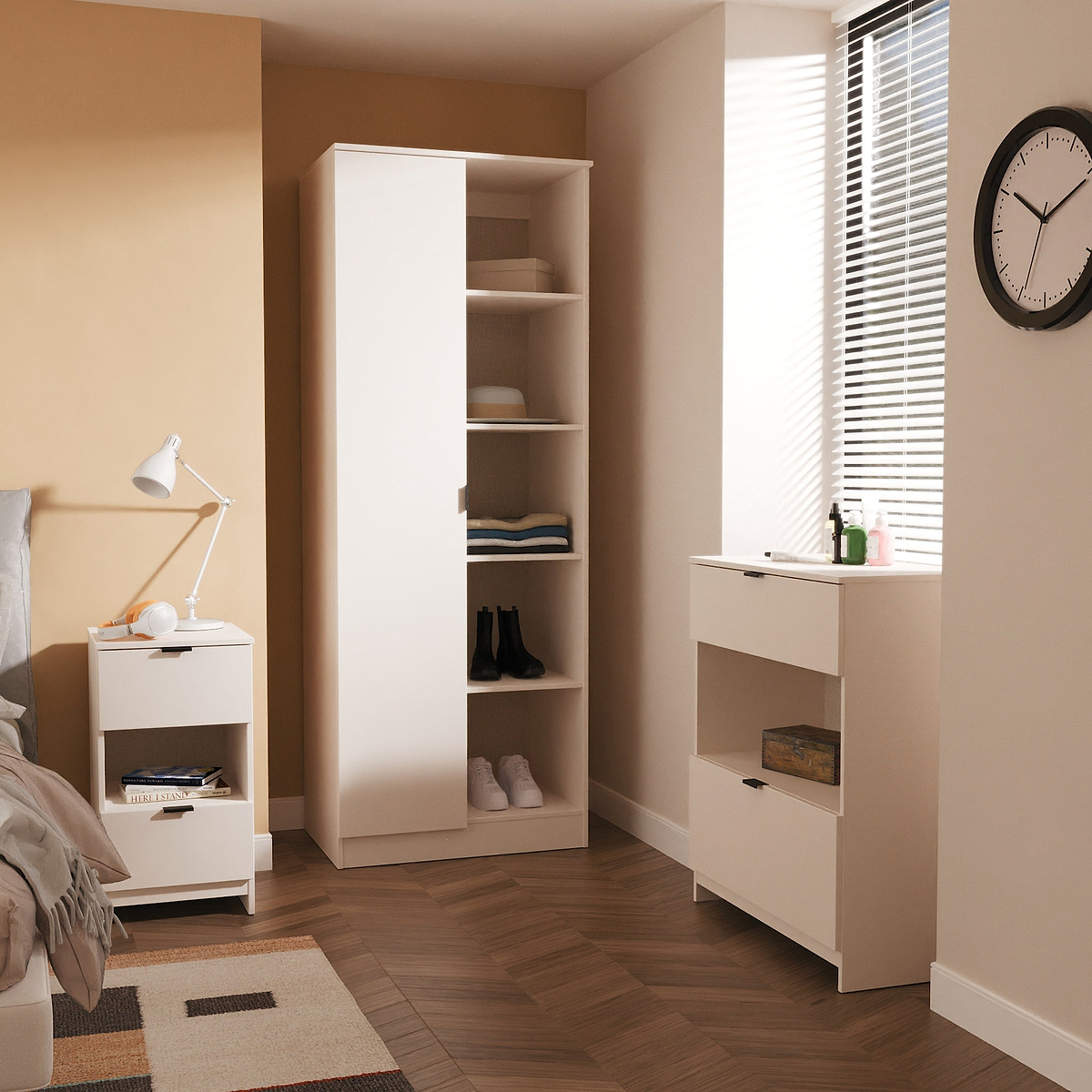 Huxley 3 Piece Bedroom Furniture Set Kashmir Matt from Roseland Furniture