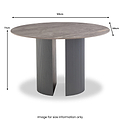 Jonas-120cm-Sintered-Stone-Round-Dining-Tablefrom Roseland Furniture