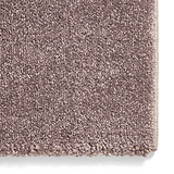 Brockton Purple Beige Square Patterned Hand Carved Rug