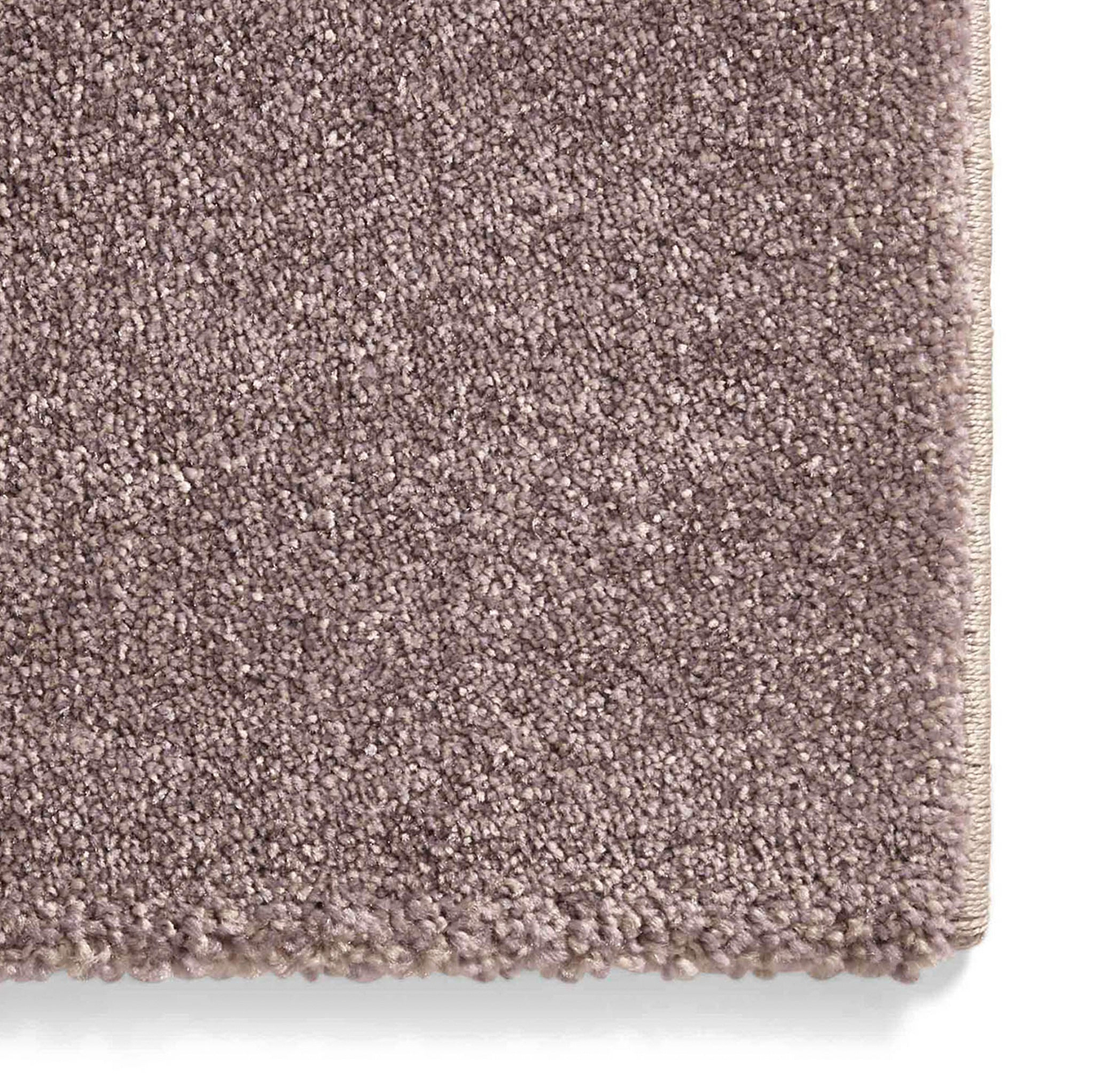 Brockton Purple Beige Square Patterned Hand Carved Rug