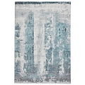 Brockton Blue Abstract Patterned Hand Carved Rug from Roseland Furniture