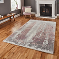 Brockton Rose Abstract Patterned Hand Carved Rug for living room