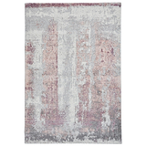 Brockton Rose Abstract Patterned Hand Carved Rug from Roseland Furniture